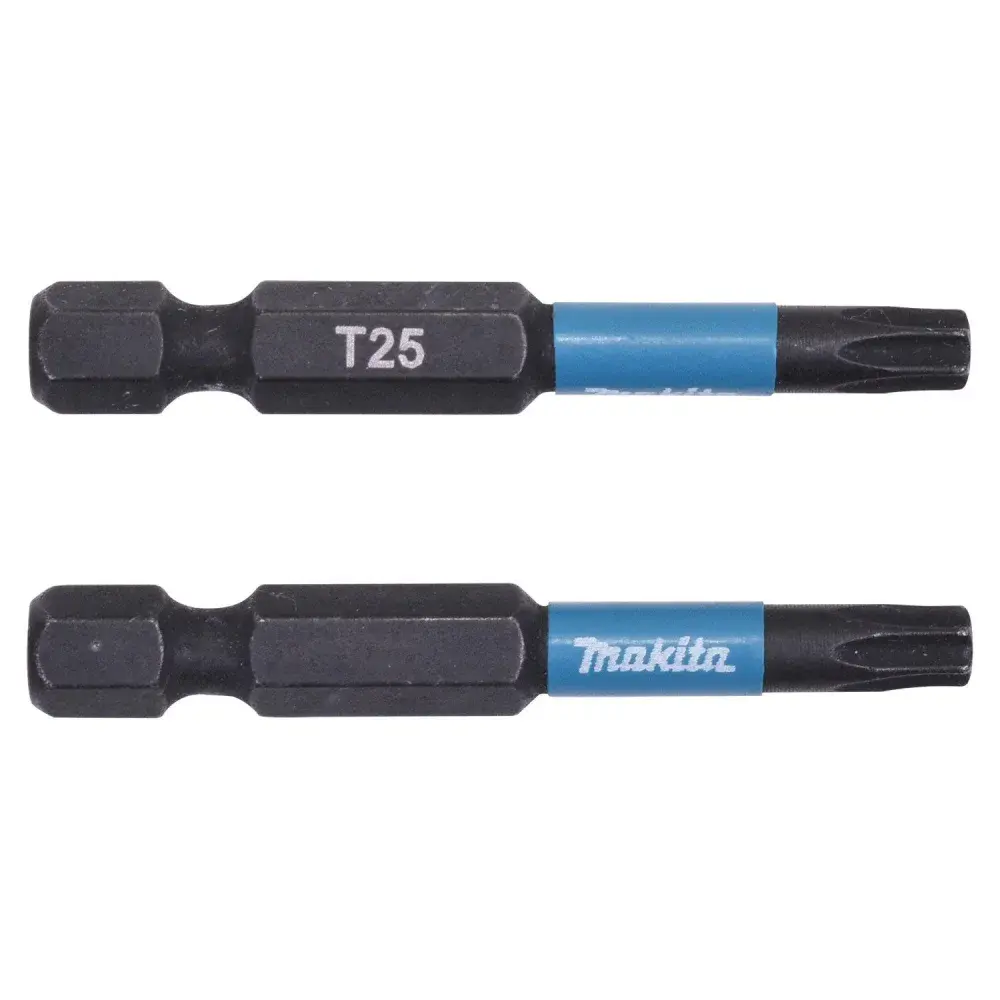 Ponta bits hexalobular T25-50MM impacto B-63797 Makita 2 pçs — fotografia de referência