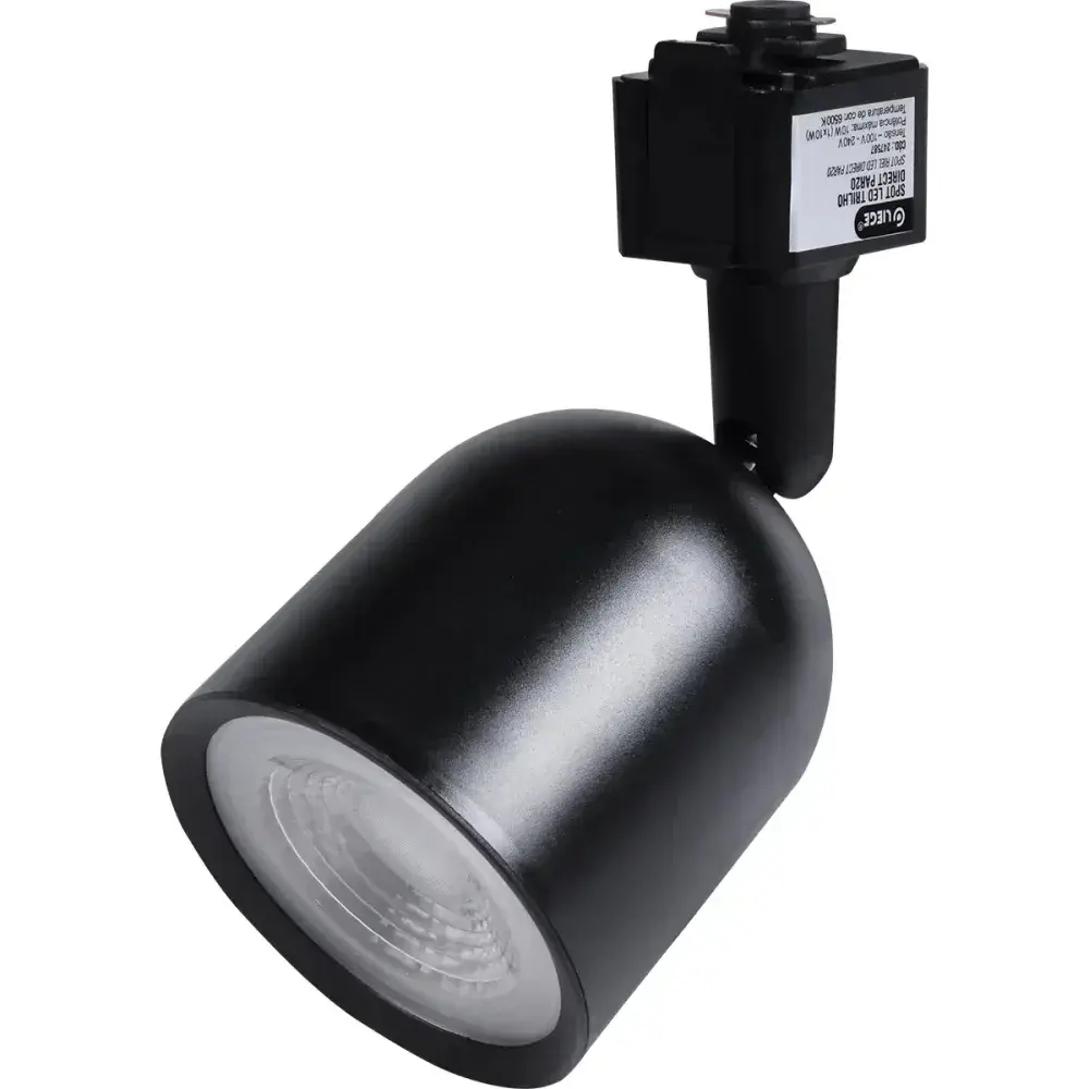 Spot led para trilho 10W 750LM 6500K biv preto Liege — fotografia 5