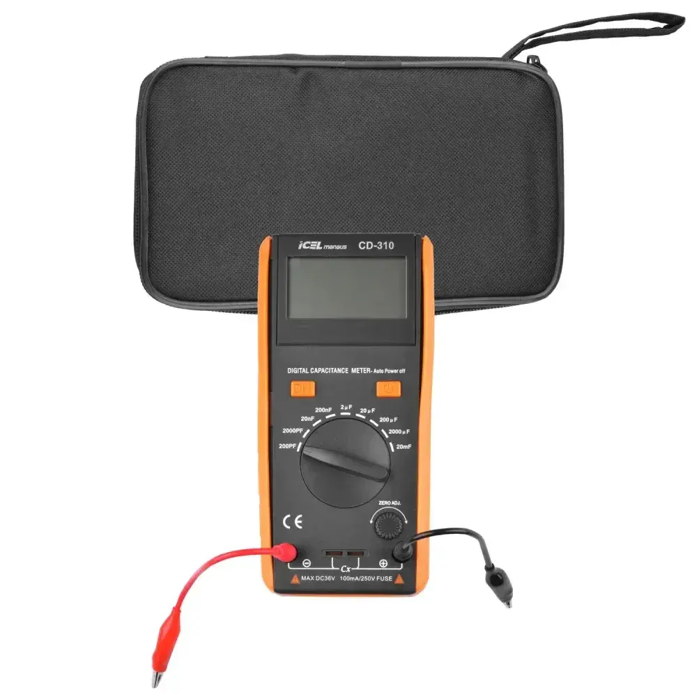 Capacímetro digital CD-310 a bateria Icel — fotografia 6