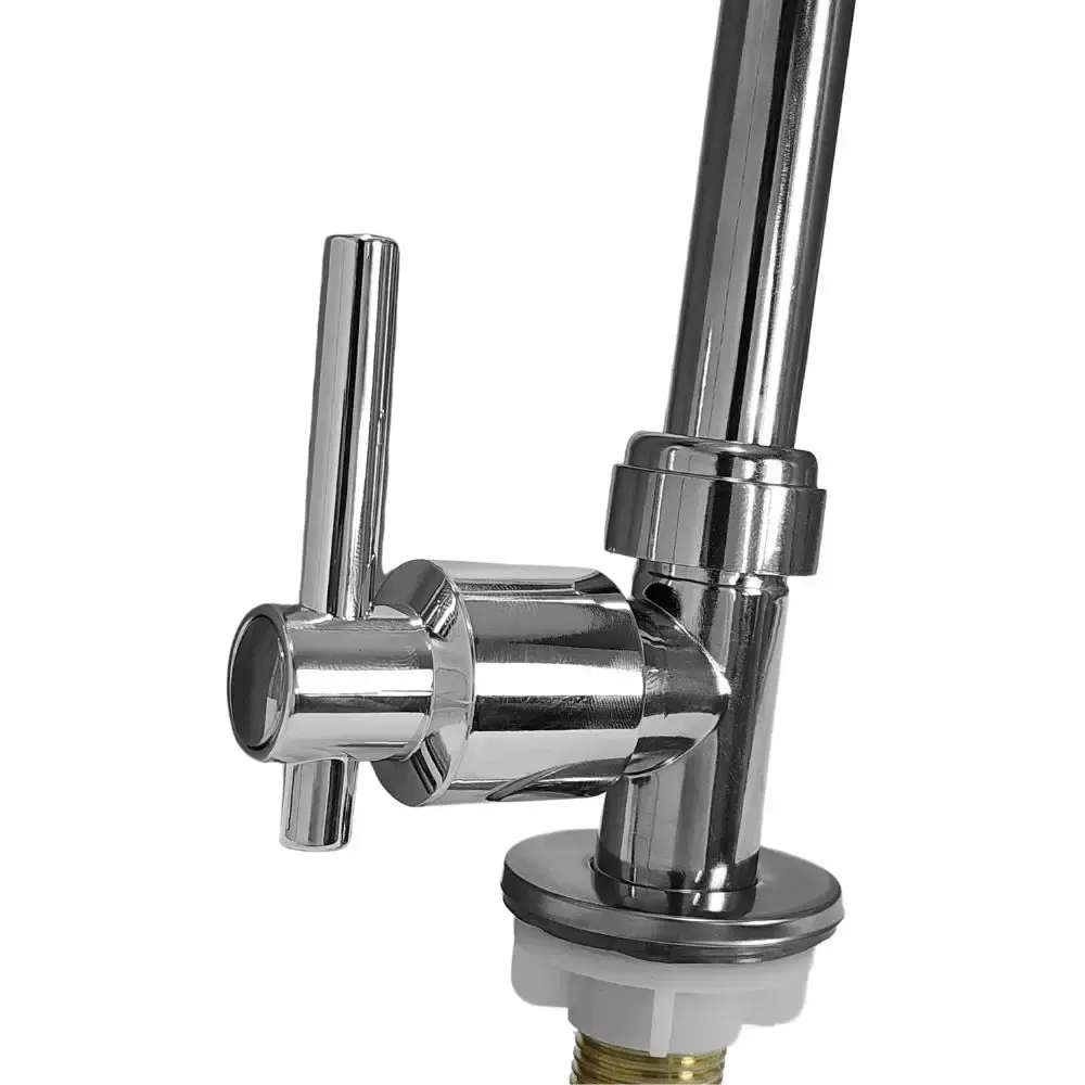 Torneira flexível gourmet para cozinha 2 jatos 56CM ABS e aço inox casa LYS — fotografia 6