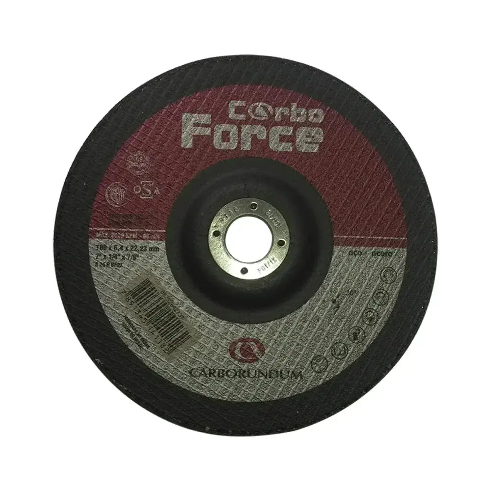Disco de desbaste T27 115X6,4X22,23MM force gold carbo Carborundum — fotografia 2