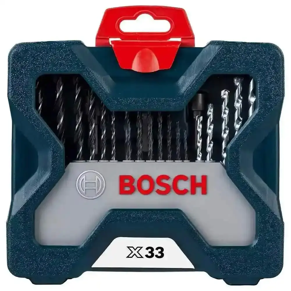 Furadeira de impacto industrial 3/8POL 450W com kit de pontas 30 peças Bosch 110 V — fotografia 4