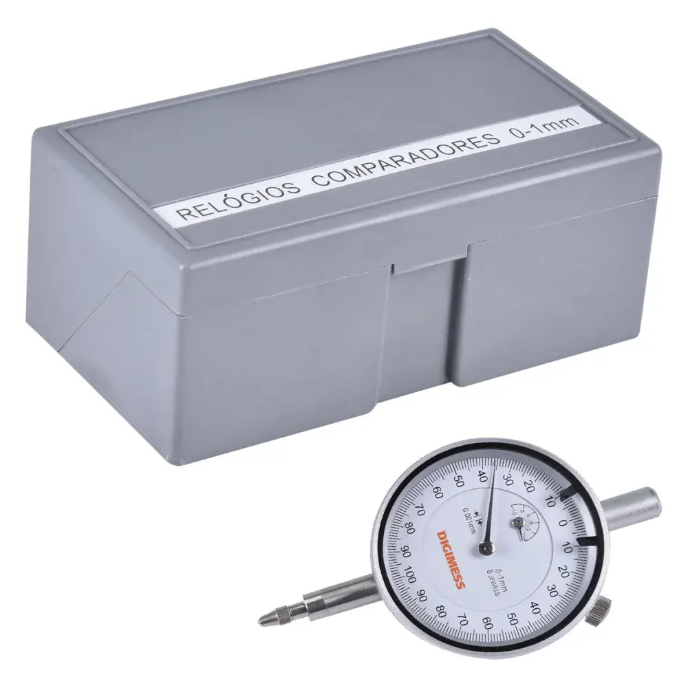 Relógio comparador 0-1MM graduação 0,001MM 121.320 Digimess