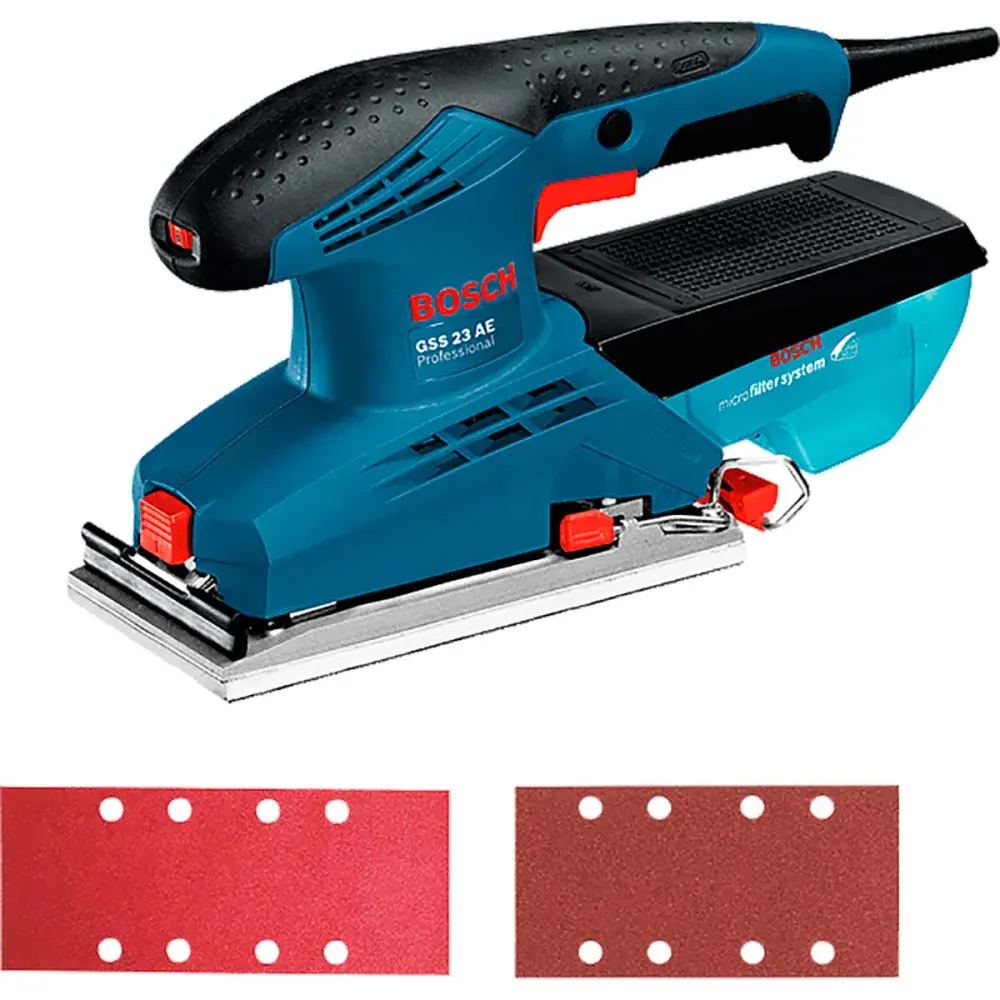 Lixadeira orbital com coletor de pó 1/3 160W 220V gss 23AE Bosch — fotografia de referência