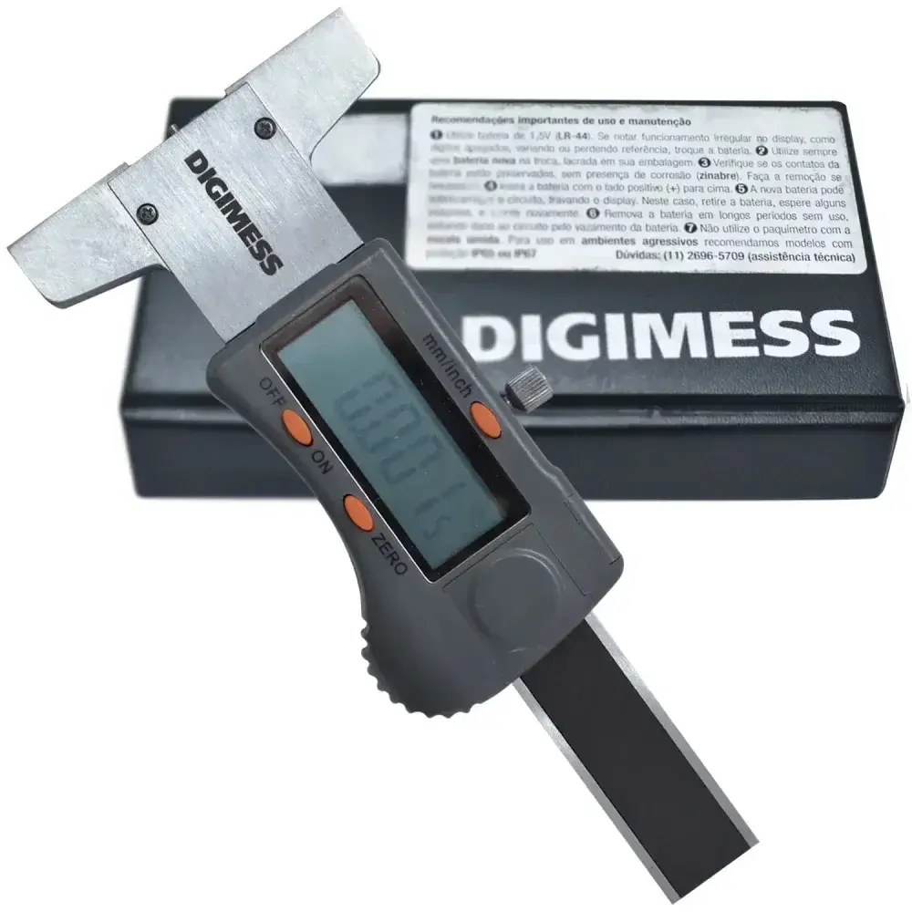 Medidor digital de sulcos de pneu 0 a 30MM Digimess 100200L — fotografia 7