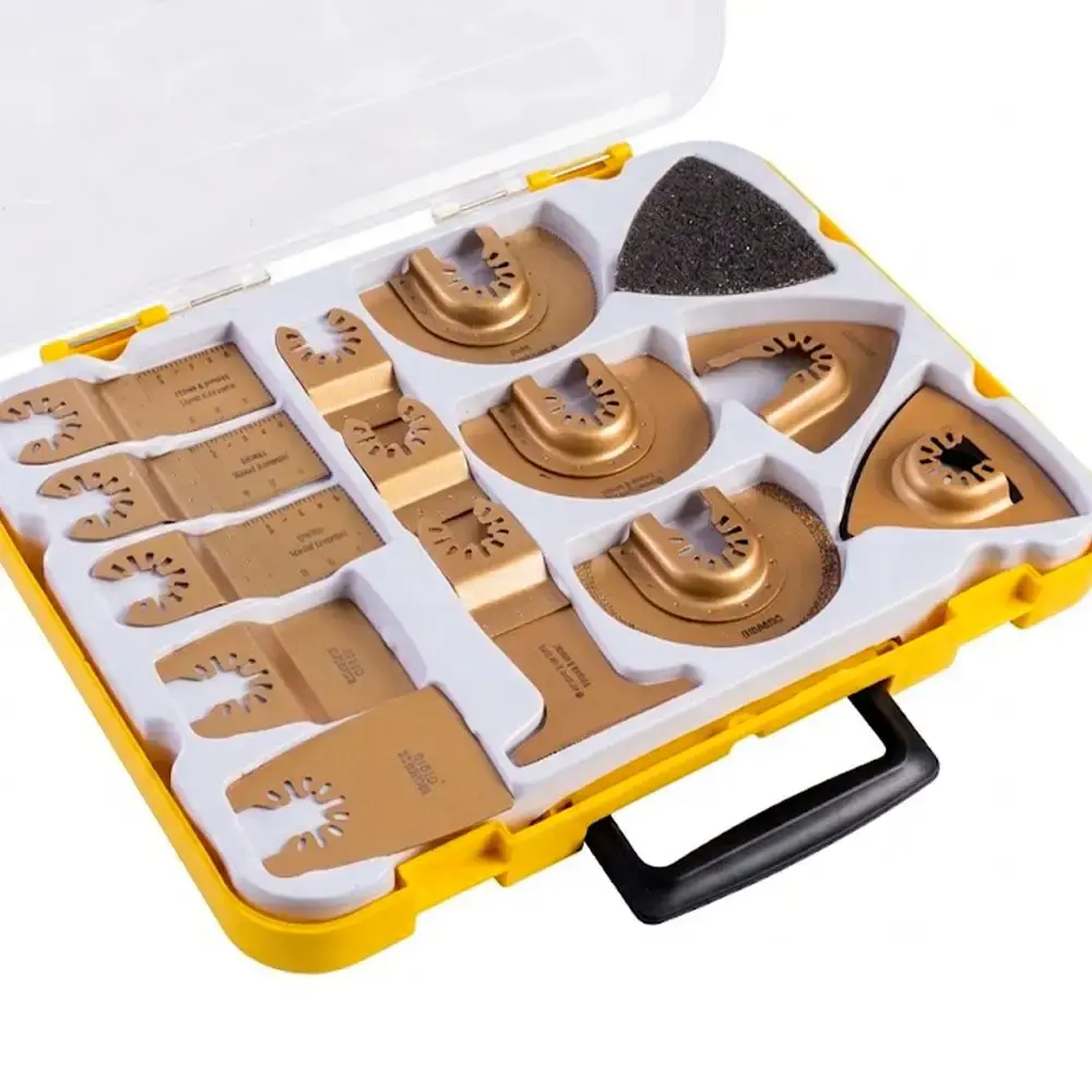 Kit de acessórios para multiferramenta oscilante kit 23 peças e maleta EKMFO-23 Evald — fotografia 4