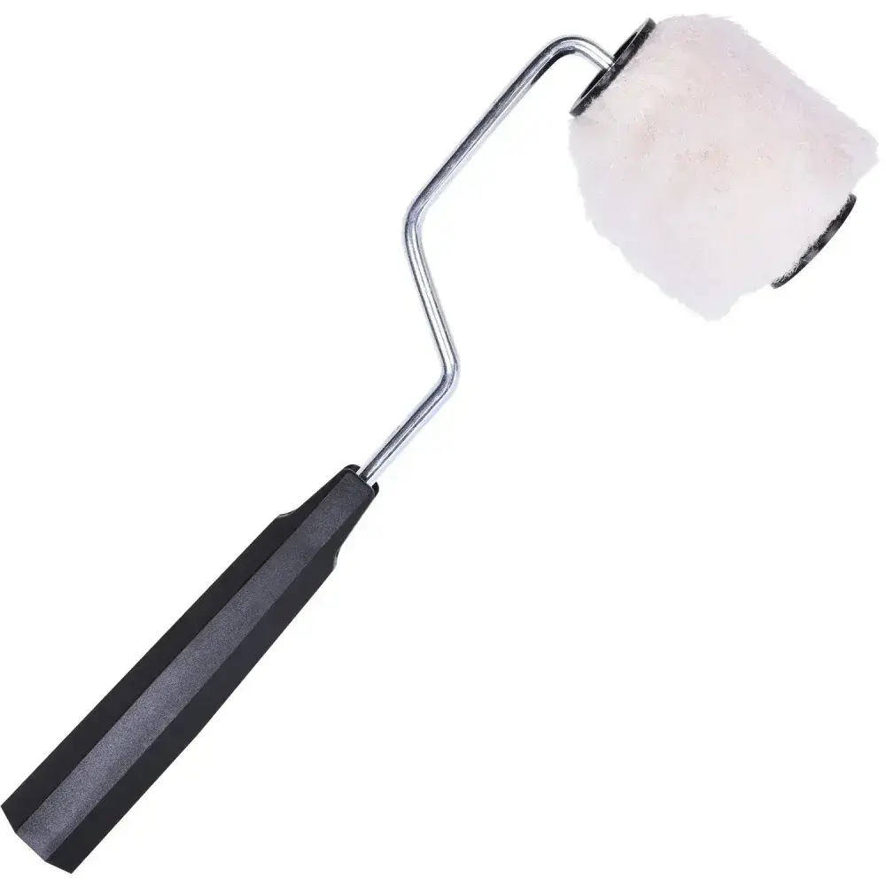 Rolo lã carneiro 9CM com suporte Worker — fotografia 9