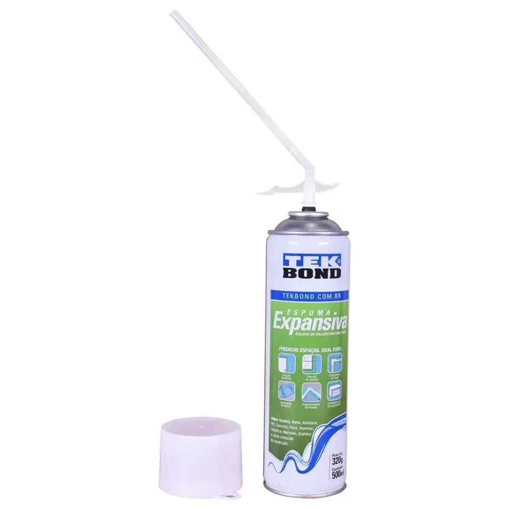 Espuma expansiva pu uso geral 320G / 500ML Tekbond — fotografia 6