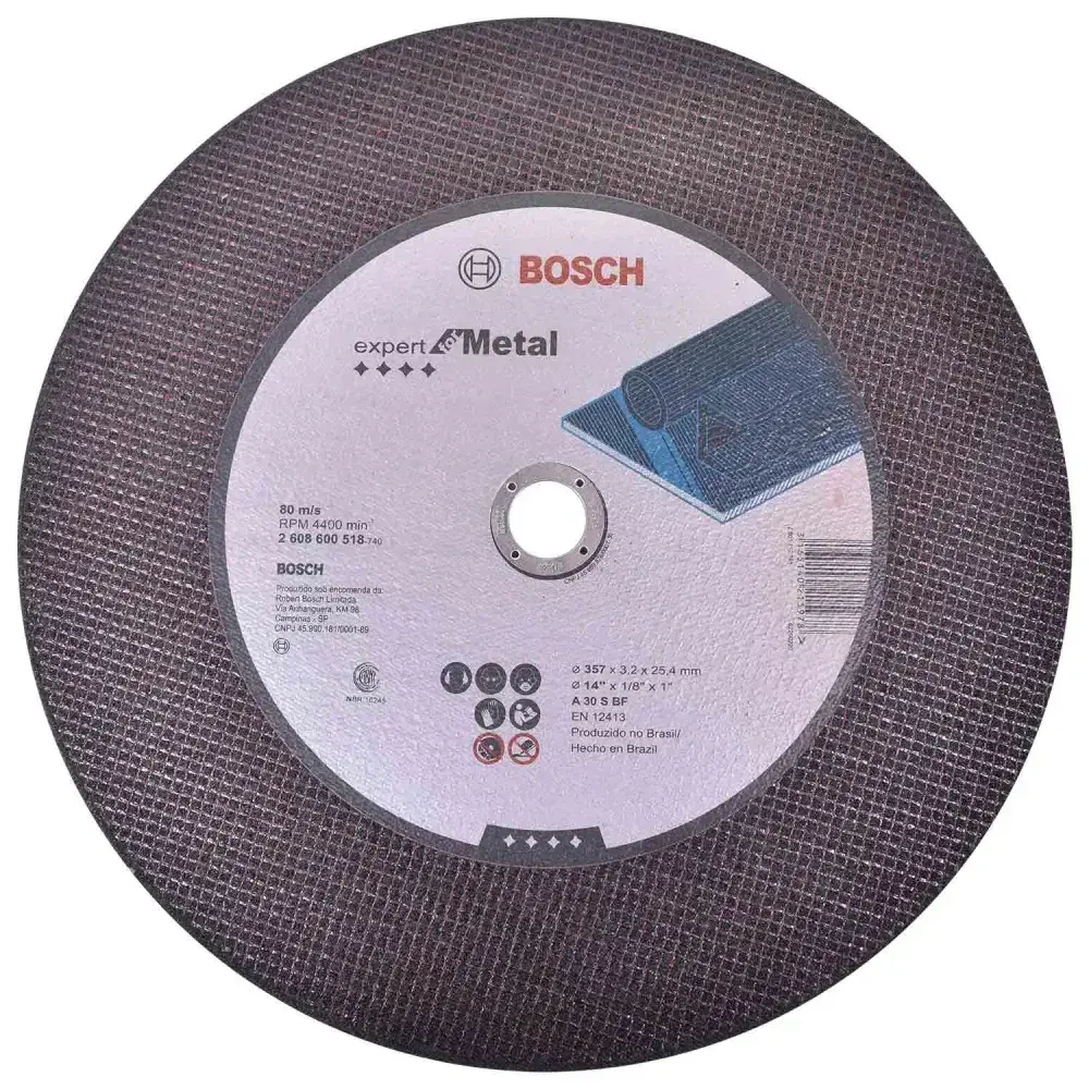 Disco de corte expert for metal 357MM x 25,4MM G30 Bosch — fotografia 6