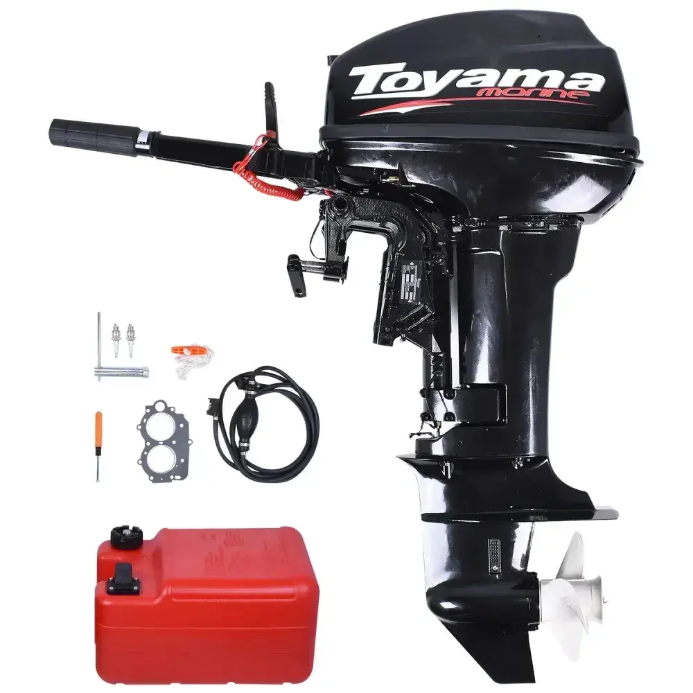 Motor popa de bar co 15HP gasolina TM1 Toyama — fotografia 8
