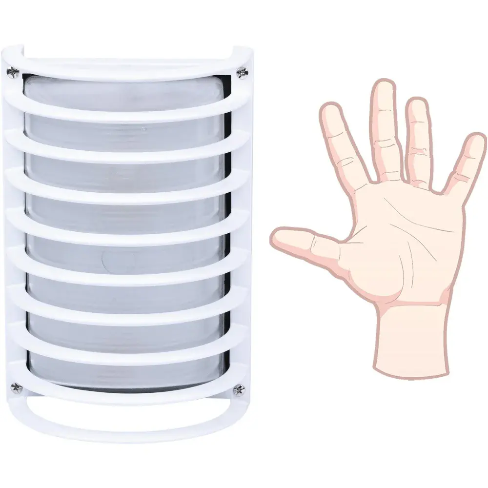 Arandela alumínio E27 1X60W branco sun light — fotografia 5
