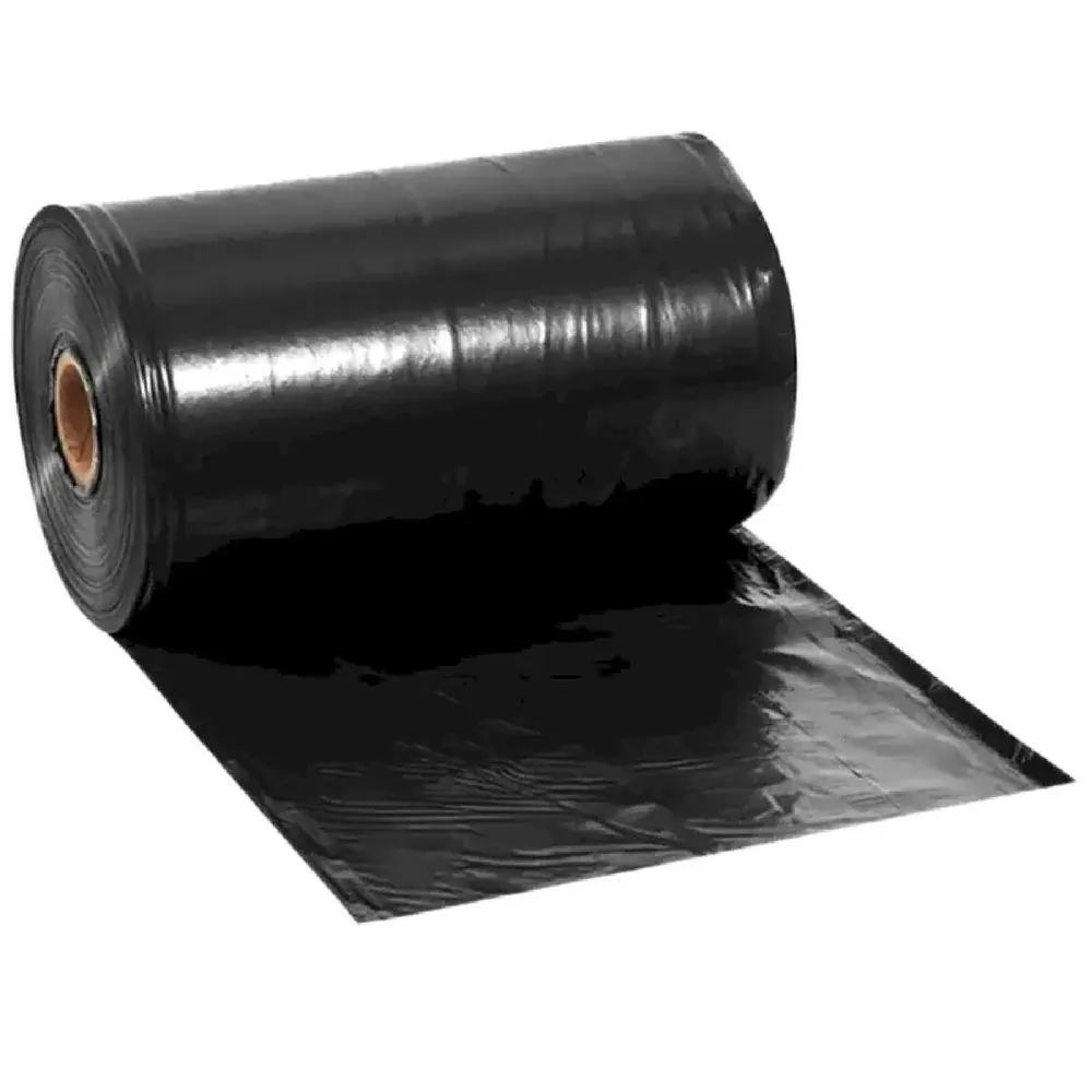 Lona plástica preta 4 x 100M 20KG Maxilona — fotografia de referência