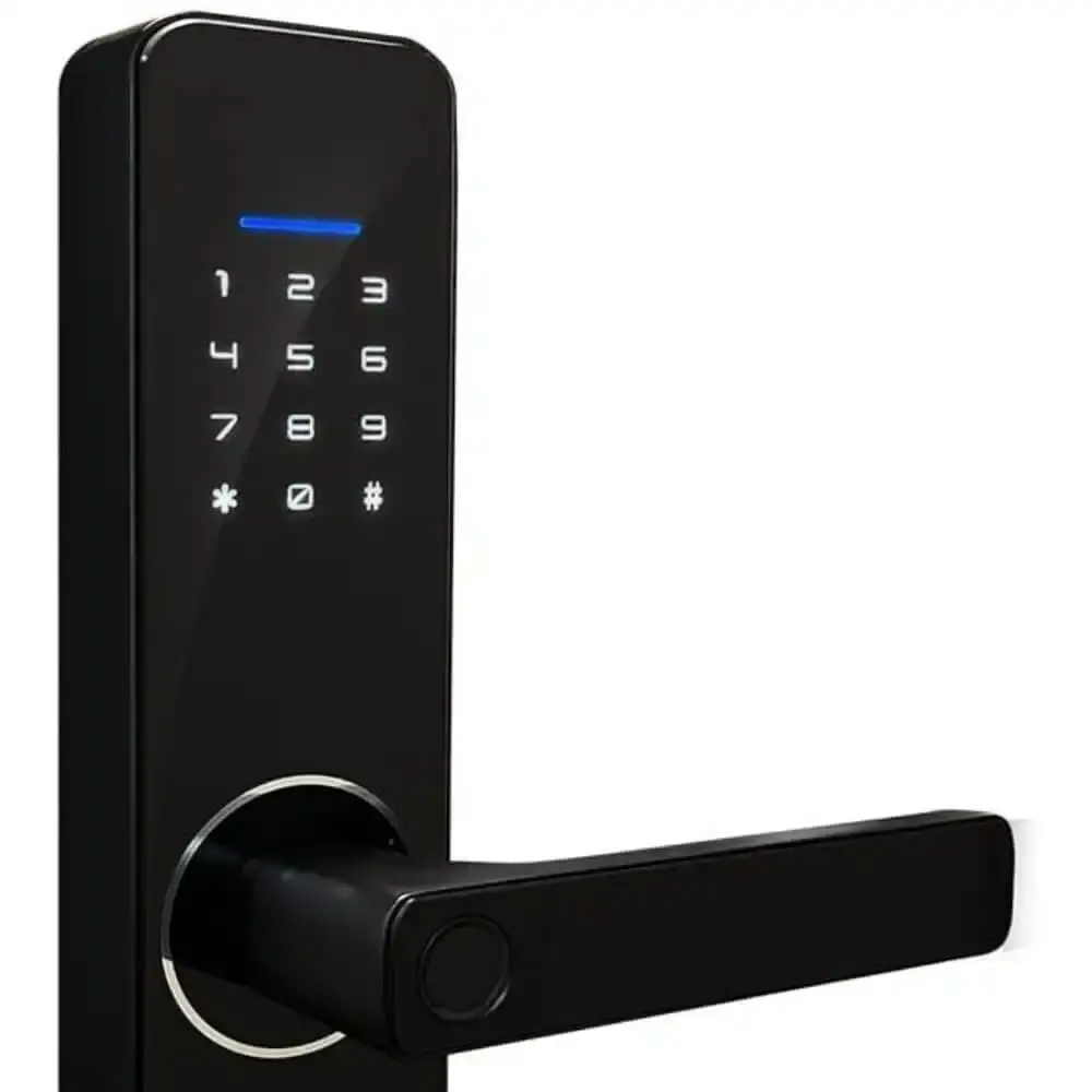 Fechadura digital inteligente miami biometria e senha P5001 Primebras — fotografia 3