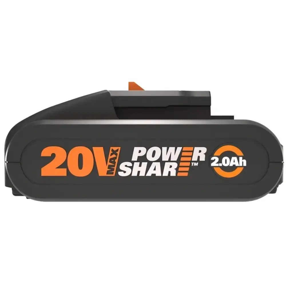 Aparador de cerca viva com carregador de bateria bivolt e bateria 20V 2,0AH Worx — fotografia 5