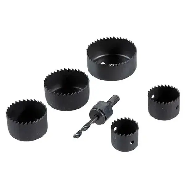 Serra copo 32MM a 64MM - 6 peças - Makita — fotografia de referência