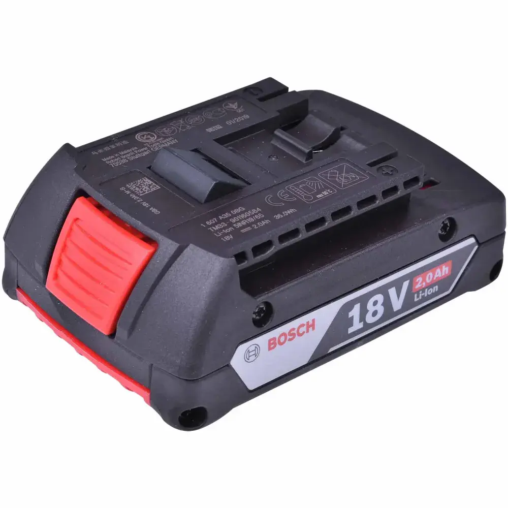 Bateria de lítio 18V 2.0AH Bosch — fotografia 6