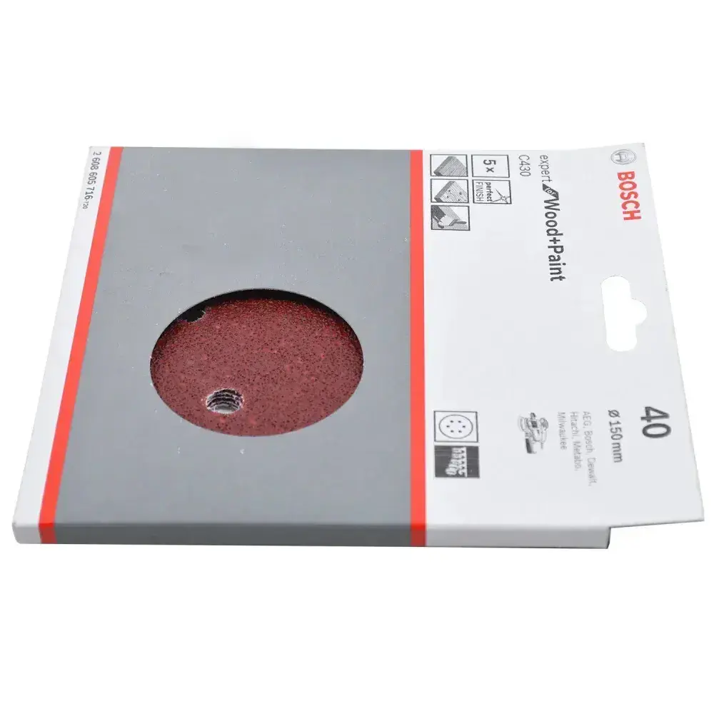 Folha de lixa C430 125MM com 5 unidades Bosch — fotografia 9