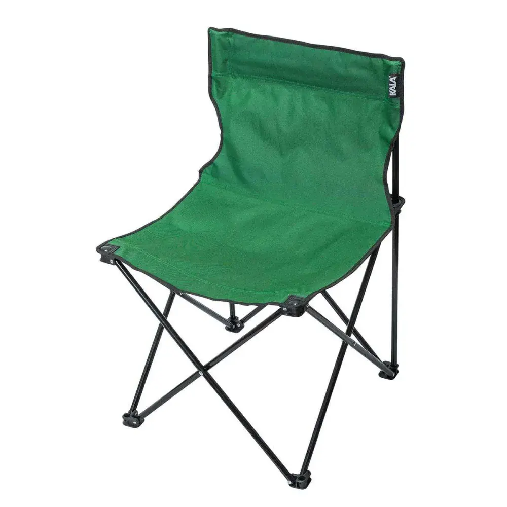 Cadeira dobrável em poliéster verde 47X47CM 120KG Kala — fotografia de referência