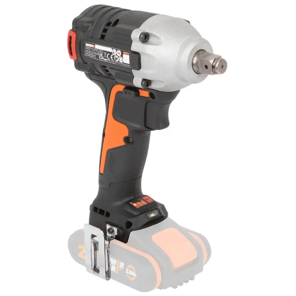 Chave de Impacto 1/2 polegadas 20V + Bateria 20V 2Ah e Carregador Bivolt WX272.9 WORX — fotografia 2