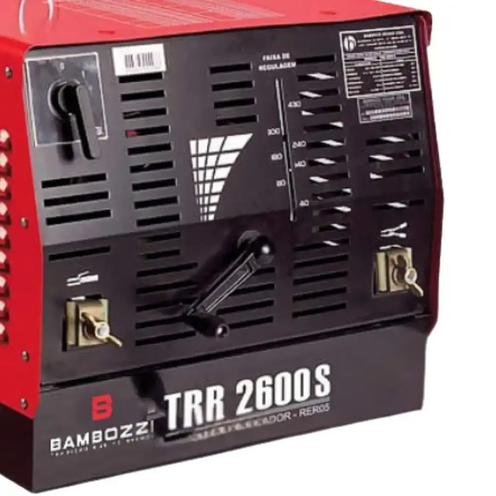 Retificador de solda TRR2600S 300A a 60% 440V 60HZ Bambozzi — fotografia 4