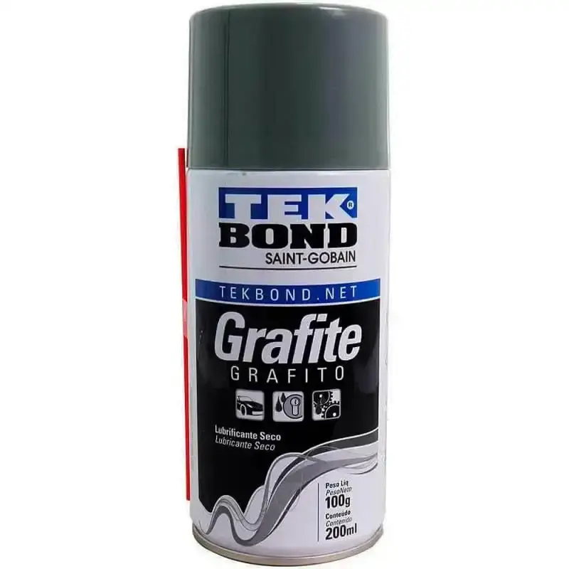 Grafite lubrificante a seco spray 200ML 21560001591 Tekbond — fotografia de referência