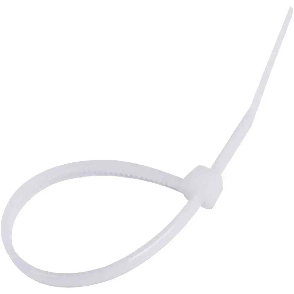 Abraçadeira nylon 4,8MM x 250MM branca Kala 100 peç — fotografia 2