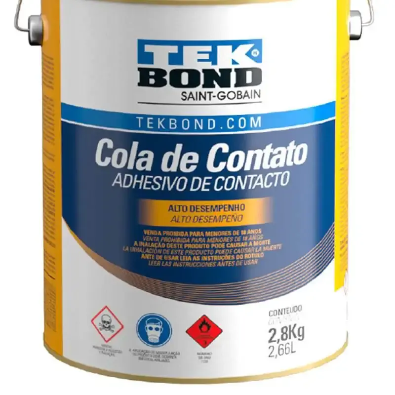 Cola de contato 2.8 KG 24301002800 Tekbond — fotografia 3