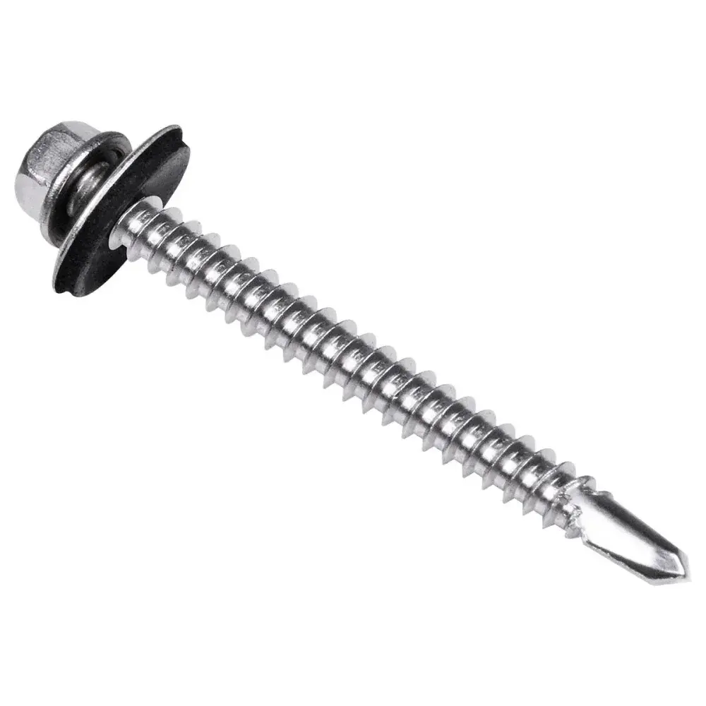 Parafuso ponta broca cs inox 5,5MM x 2.1/2 200 peç Worker — fotografia 3