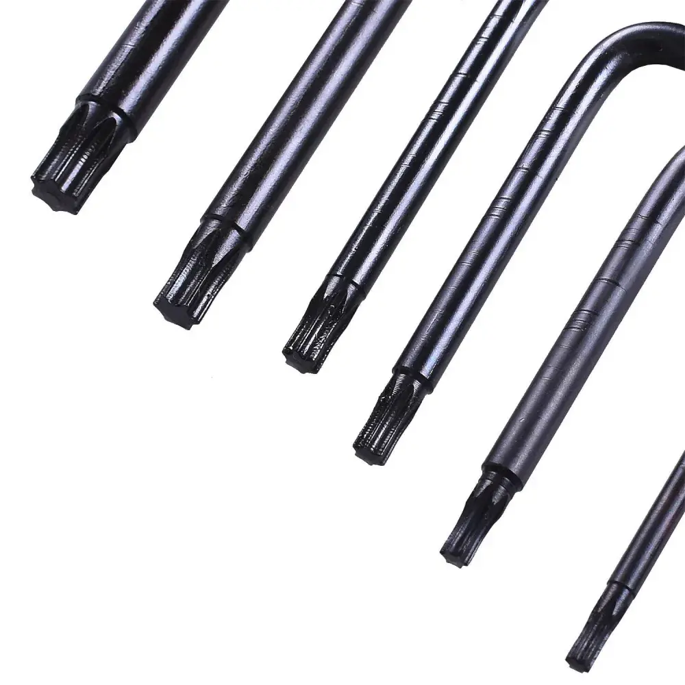 Chave torx tipo l jogo curto 230409SBR belzer - 9 peç Belzer/sata — fotografia 5