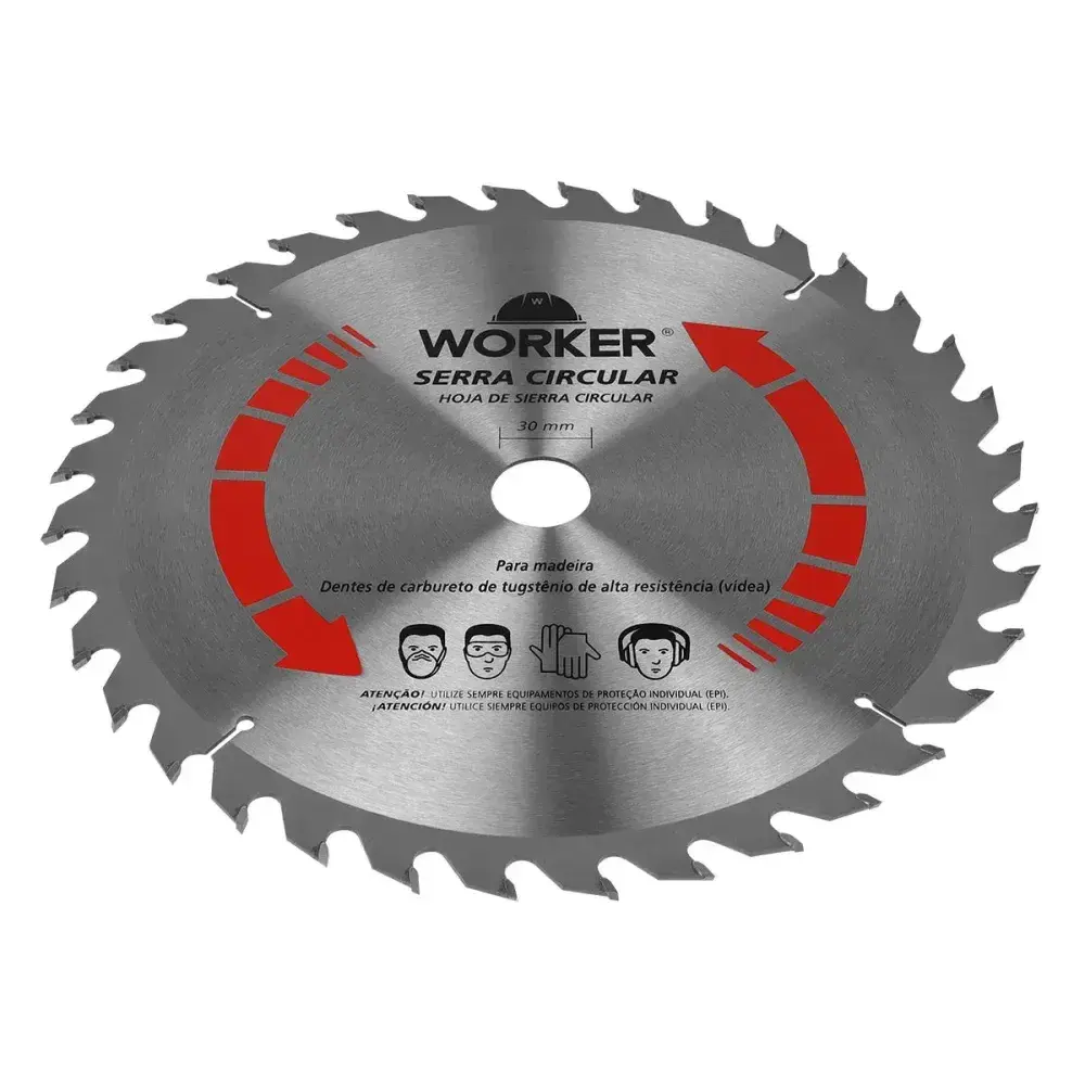 Disco de serra widea 350X36 dentes 30MM Worker — fotografia 9