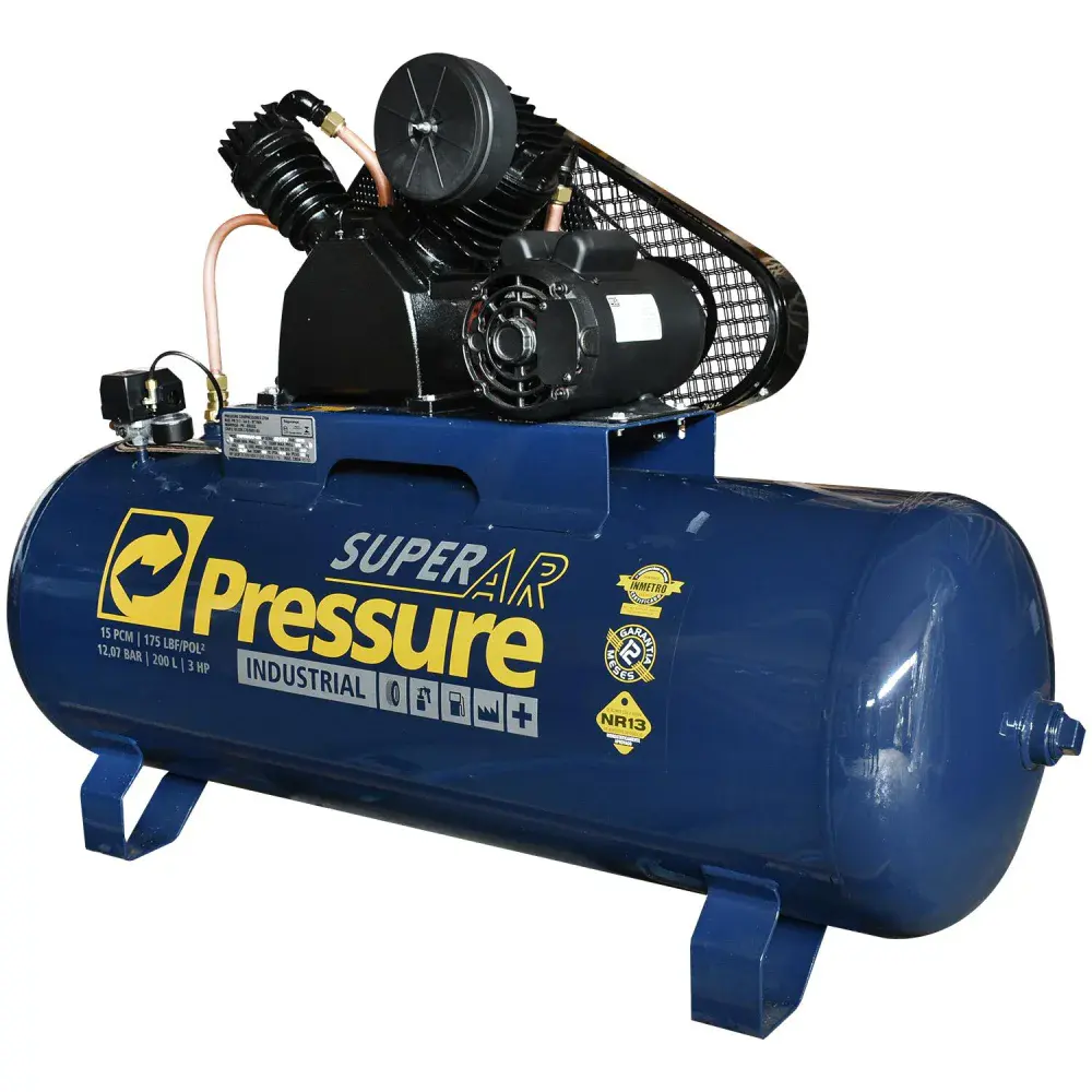 Compressor de ar 15 pés 200L 127/220V super ar Pressure — fotografia 2