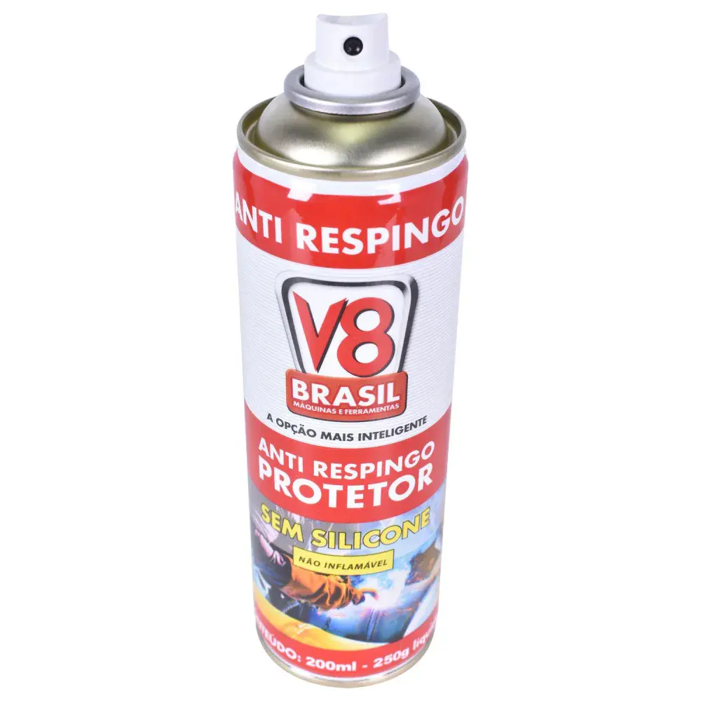 Anti respingo em spray sem silicone 200ML V8 brasil — fotografia 2