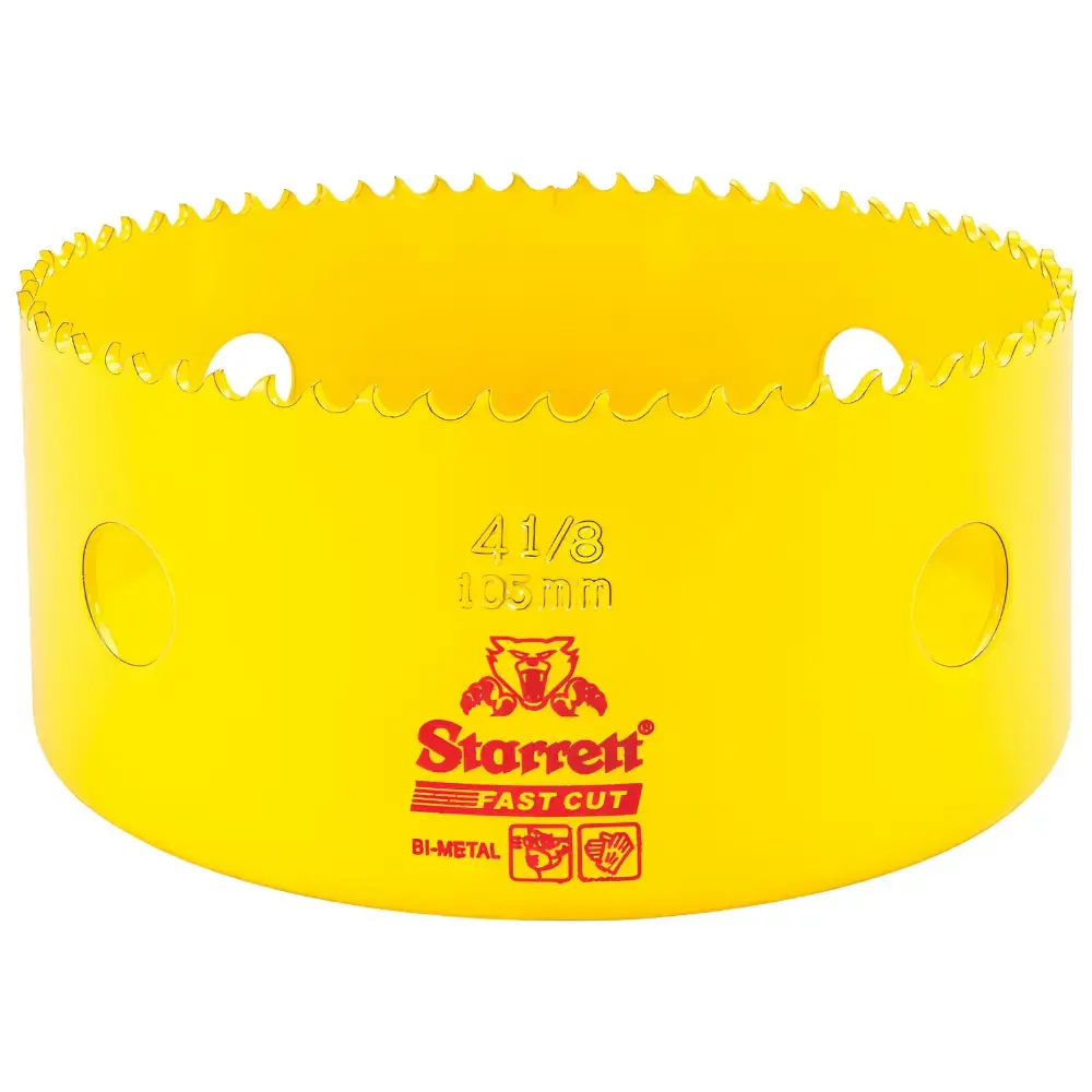 Serra copo bimetal 4.1/8 pol 105 MM Starrett — fotografia de referência