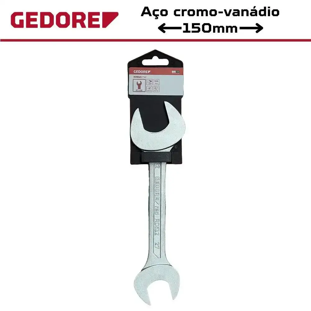 Chave fixa 14 x 15MILÍMETROS gedore RED — fotografia 5