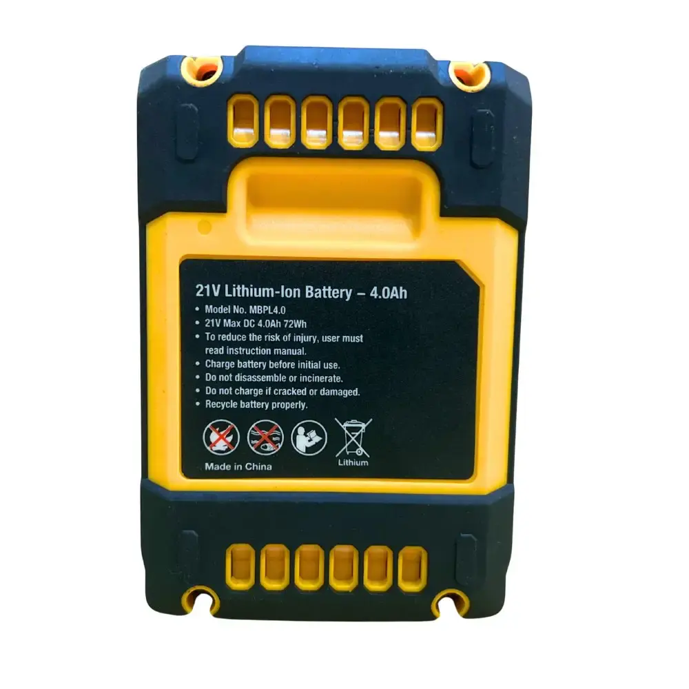 Bateria 4.0AH 21V MAX premium li-ion com carregador bivolt EV-MBPL4.0 evald Evald BY Worksite — fotografia 8