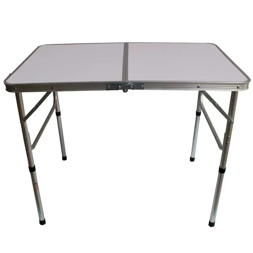Mesa Dobrável Alumínio 90 x 60 cm Vira Maleta IMPORTWAY — fotografia de referência