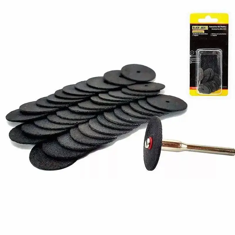 Kit para microrretífica dremel com 37 peças WS37002 black jack — fotografia de referência