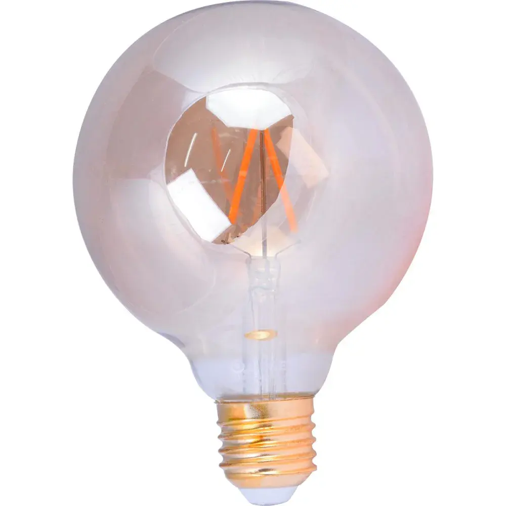 Lâmpada led filamento vintage globo G95 bivolt Liege