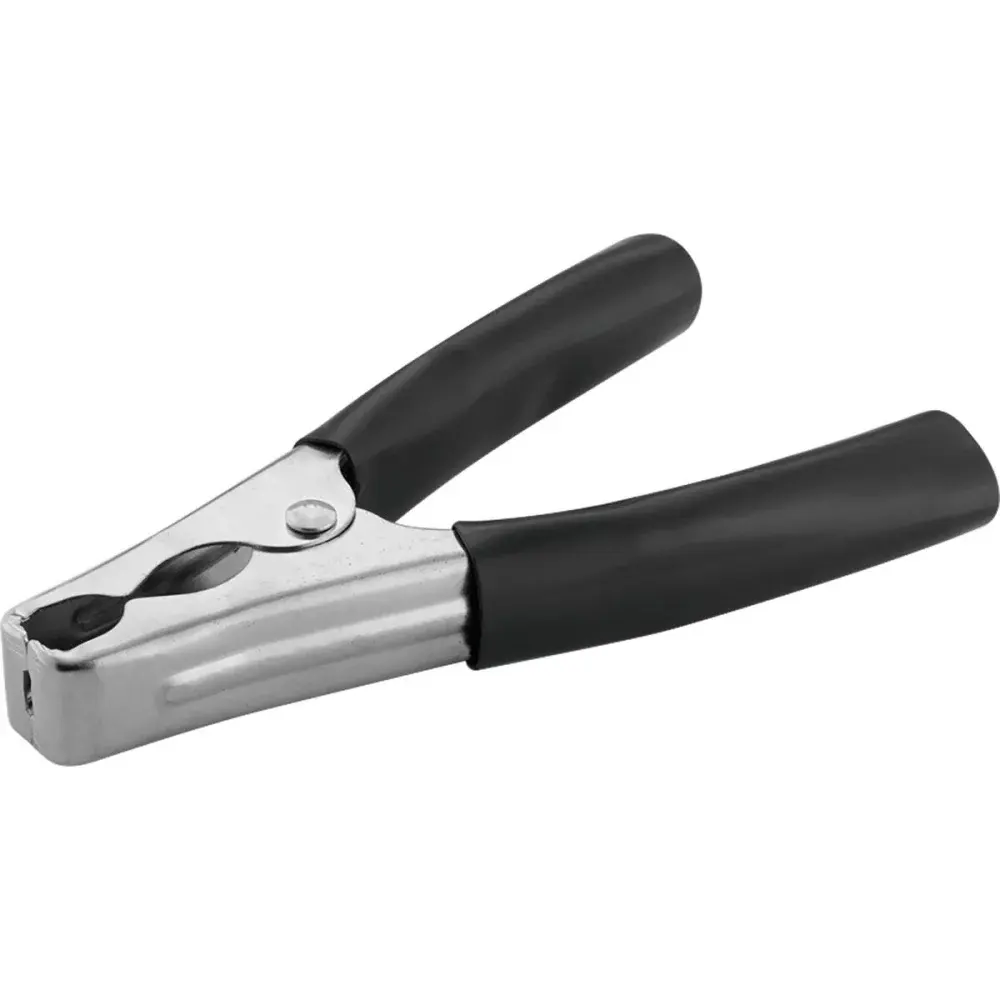 Garra jacaré clip 200A grande preto 5 peç da Worker — fotografia de referência