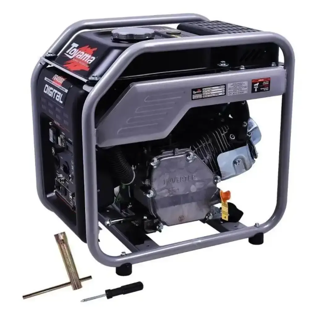 Gerador de energia à gasolina 4 KVA digital TG4000I Toyama 220 V — fotografia 5