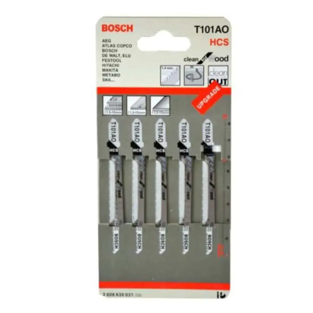 Lâmina de serra tico tico para madeira 5 unidades T101AO Bosch — fotografia 5