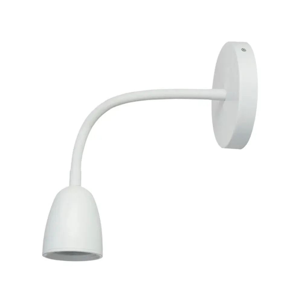 Luminária arandela direct 4W 6500K branca articulável Taschibra — fotografia de referência