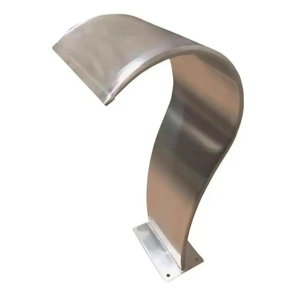 Cascata para Piscina 60 x 26 CM Aço Inox Naja Junior EVALD — fotografia 4