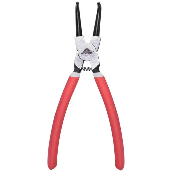 Alicate para anel bico curvo interno 6.1/2” 20958 Worker — fotografia 11