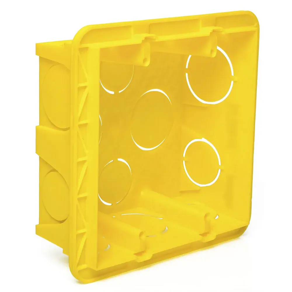 Caixa luz 4X4 amarela Legrand