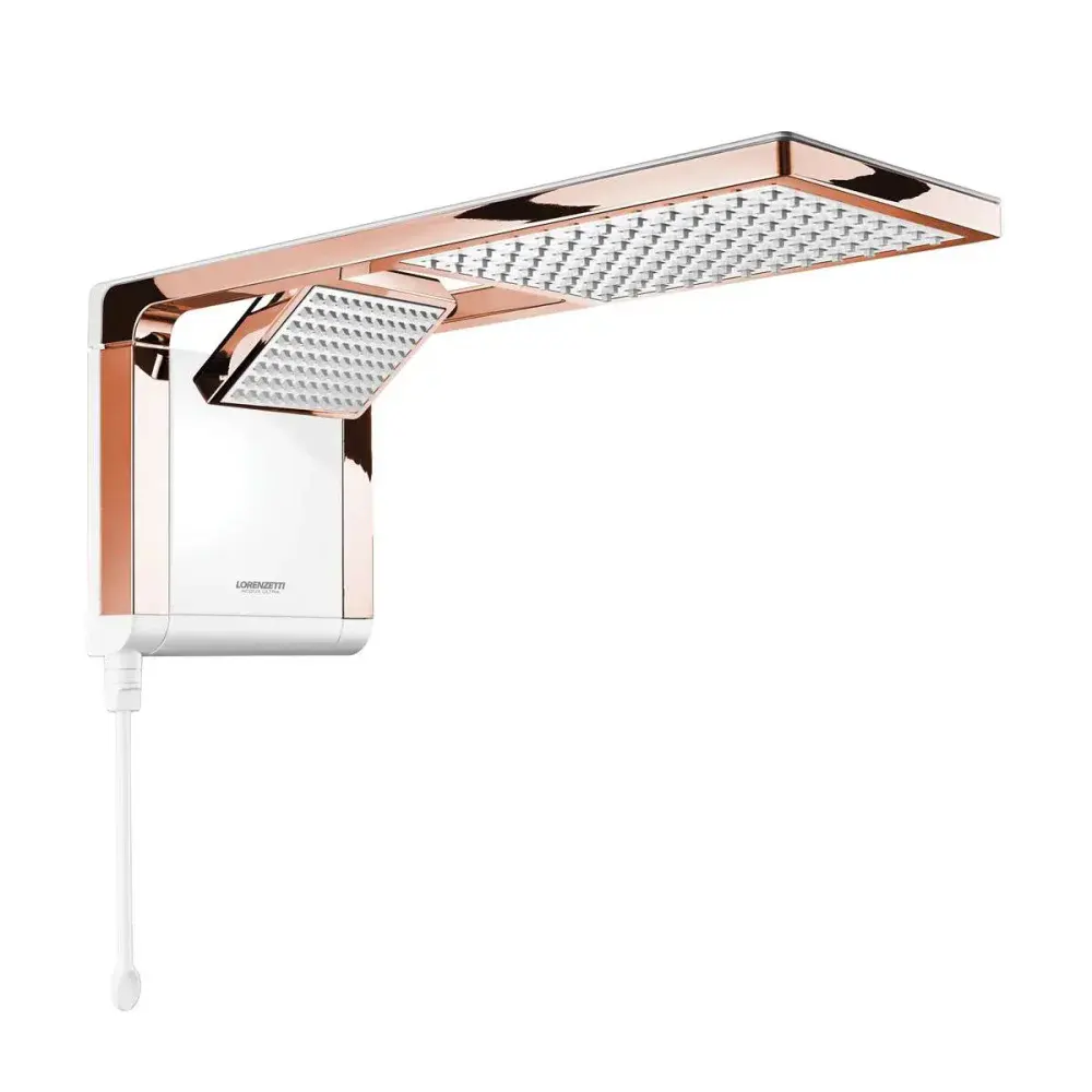 Chuveiro acqua duo 5500W 127V branco/rose lorenzetti Lorenzetti Duchas