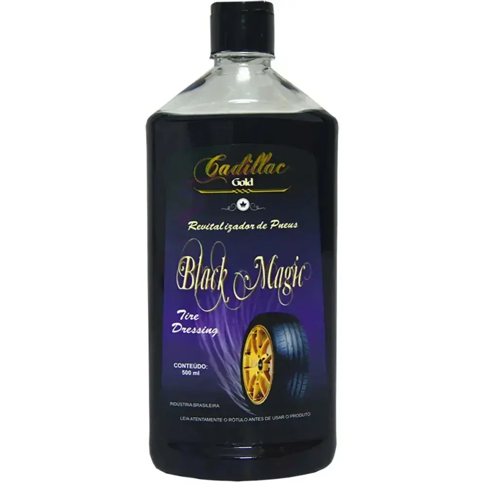 Revitalizador de pneus black magic 500ML Cadillac — fotografia 2