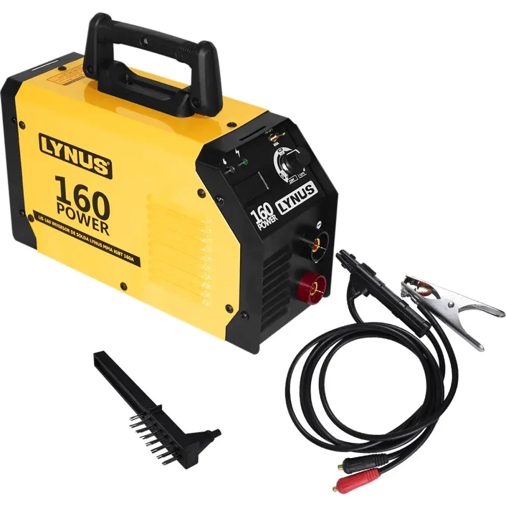 Solda inversora eletrodo 160A bivolt lis power da Lynus — fotografia de referência