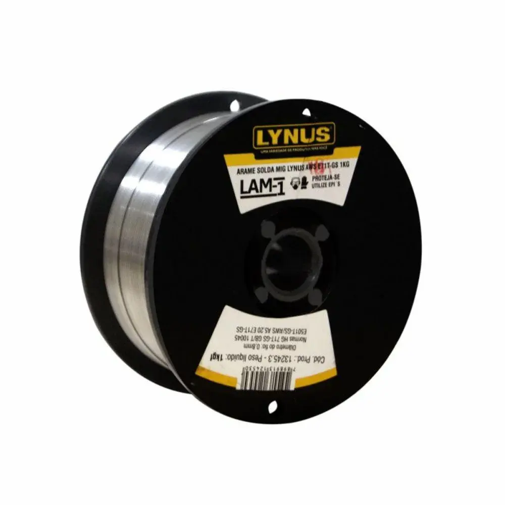 Arame de solda mig aws LAM-1 1KG Lynus — fotografia 3