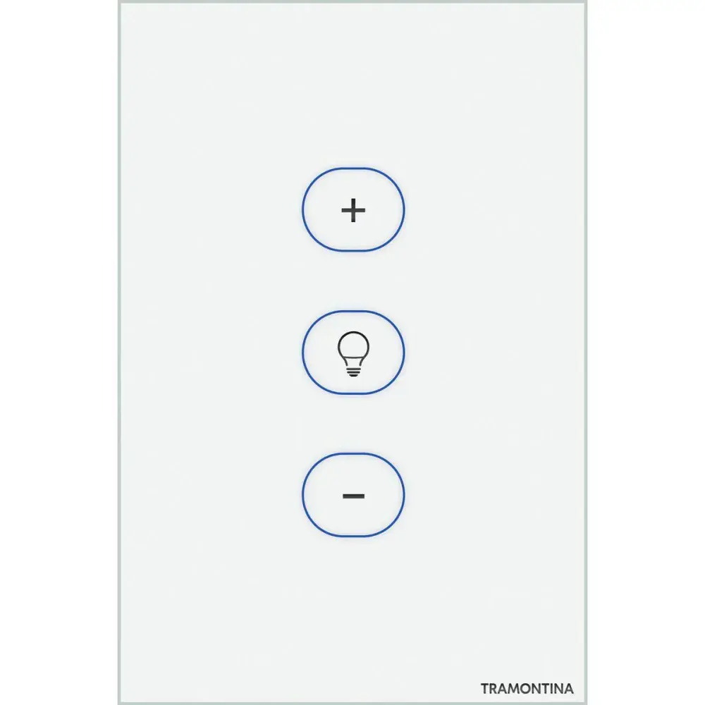 Dimmer touch smart wi-fi branco da Tramontina — fotografia de referência